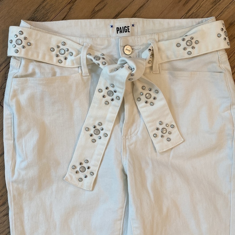 Paige Hoxton White Jeans - Picture 3 of 6